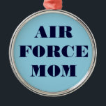 Ornement Métallique Mère de l'armée de l'air<br><div class="desc">Mère de l'armée de l'air</div>