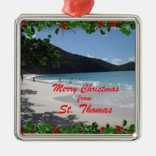 Ornement Métallique Merry Christmas from