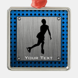 Ornement Métallique Métal balayé par Faux ; Patinage artistique