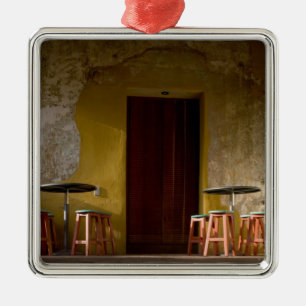 Ornement Métallique Mexique, Oaxaca, balcon ensoleillé de l'après-midi