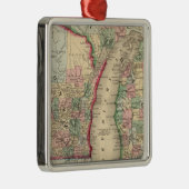 Ornement Métallique Michigan, Wisconsin Map par Mitchell (Droite)