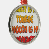 Ornement Métallique Mighty Tongue (Droite)