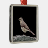 Ornement Métallique Mockingbird sur une pierre tombale (Droite)