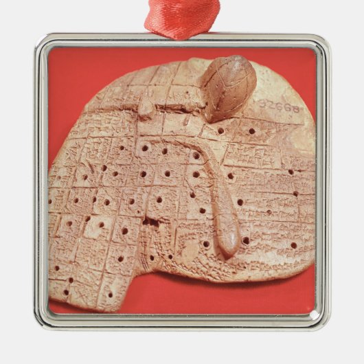 Ornement Métallique Modèle du foie d'un mouton (Devant)