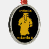 Ornement Métallique mon autre chemise a son collier sauté de collier (Droite)