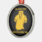Ornement Métallique mon autre chemise a son collier sauté de collier (Gauche)