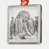 Ornement Métallique Monsieur Drovetti et ses disciples employant un (Gauche)