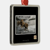 Ornement Métallique Mordez-moi est juste une expression ! (Droite)