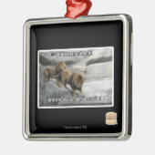 Ornement Métallique Mordez-moi est juste une expression ! (Gauche)