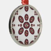 Ornement Métallique Motif de fleurs Mandala (Droite)