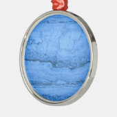 Ornement Métallique Motif en granit bleu, marbre bleu, pierre bleue (Gauche)