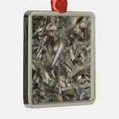 Ornement Métallique Motif fossile de dents de requin (Droite)