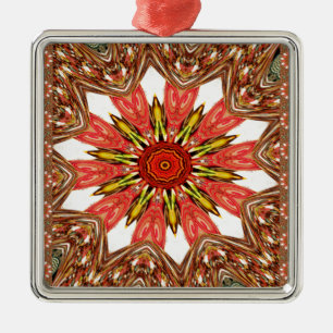 Ornement Métallique Motif traditionnel d'Asie africaine