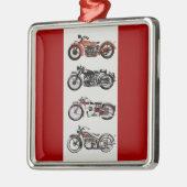 Ornement Métallique MOTOCYCLES vintages (Gauche)
