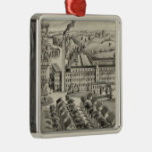 Ornement Métallique Moulins de laine de Sawyer (Droite)