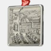 Ornement Métallique Moulins de laine de Sawyer (Gauche)