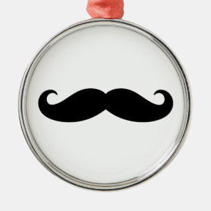 Ornement Métallique Moustache de moustache, conception de moustache