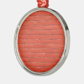 Ornement Métallique Mur rouge orange (Gauche)