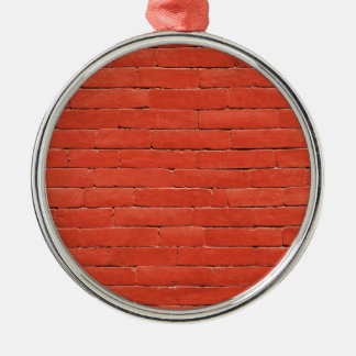 Ornement Métallique Mur rouge orange