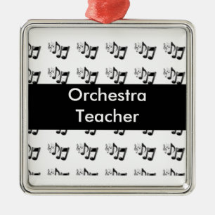 Ornement Métallique Musical Notes Christmas Ornament Template