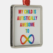 Ornement Métallique My Child Autistically (Droite)