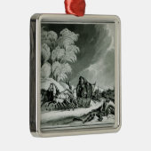 Ornement Métallique Napoléon dans le déguisement (Droite)