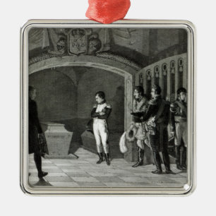 Ornement Métallique Napoléon méditant avant la tombe