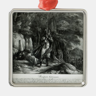 Ornement Métallique Napoléon sur le devoir de sentinelle