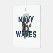 Ornement métallique Navy Waves TEE (Avant gauche)