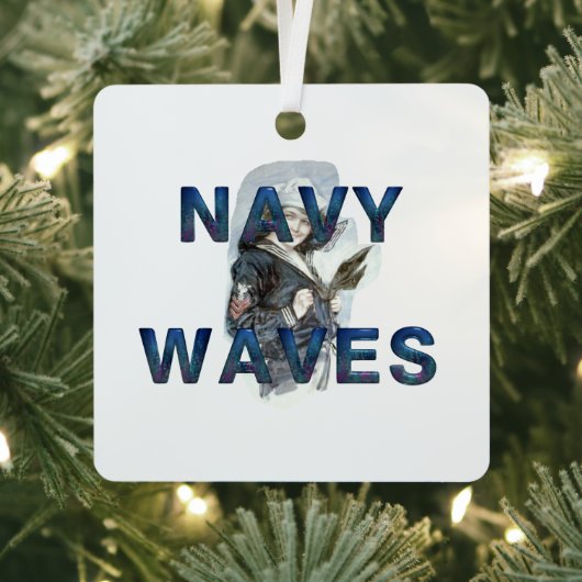 Ornement métallique Navy Waves TEE (Insitu)