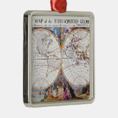 Ornement Métallique New Map Of The Terraqueous Globe Ceramic Ornament (Droite)