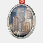 Ornement Métallique New York City Manhattan (Gauche)