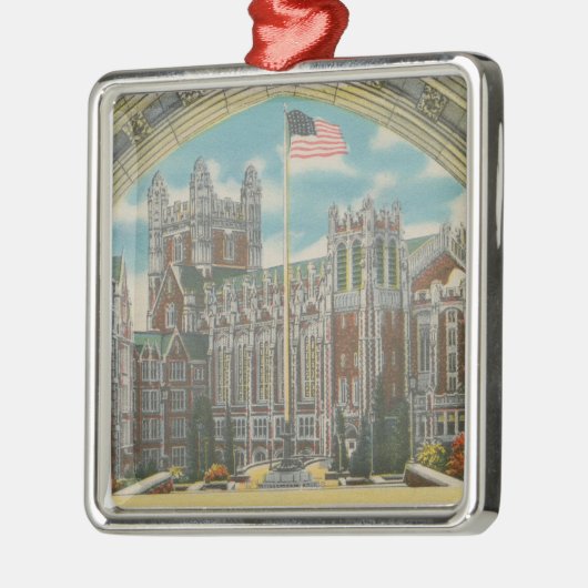 Ornement Métallique New York, NY - vue d'université de ville de (Gauche)