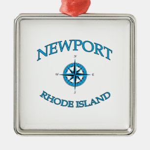 Ornement Métallique Newport Île de Rhode nautique