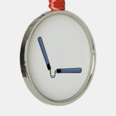 Ornement Métallique Ninja Nunchucks (Droite)