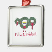 Ornement Métallique Noël 2 de l'Equateur (Gauche)