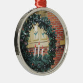 Ornement Métallique Noël à Pella, Iowa Vacances Lumières décorées (Droite)