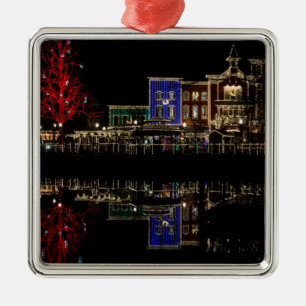 Ornement Métallique Noël d'atterrissage de Firemans