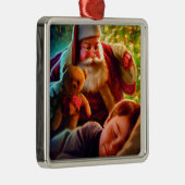 Ornement Métallique Noël de Père Noël (Droite)