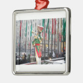 Ornement Métallique Noël du Rockefeller Center (Gauche)