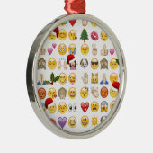 Ornement Métallique noël emojis (Droite)