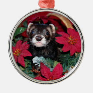 Ornement Métallique Noël Oranment de furet