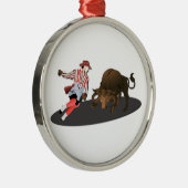 Ornement Métallique NOM : Clown et Taureau 1-No-Text (Droite)