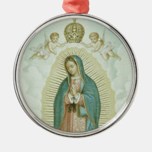 Ornement Métallique Notre-Dame De Guadalupe