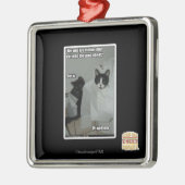 Ornement Métallique Nous wuz jus makin sur (Gauche)