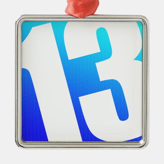 Ornement Métallique Numéro 13 (Devant)