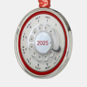 Ornement Métallique Numéro de téléphone du Rotary de Cram (Gauche)