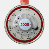 Ornement Métallique Numéro de téléphone du Rotary de Cram (Devant)