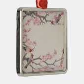 Ornement Métallique Oiseaux de chant au printemps (Droite)