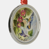 Ornement Métallique Oiseaux de Humming (Droite)